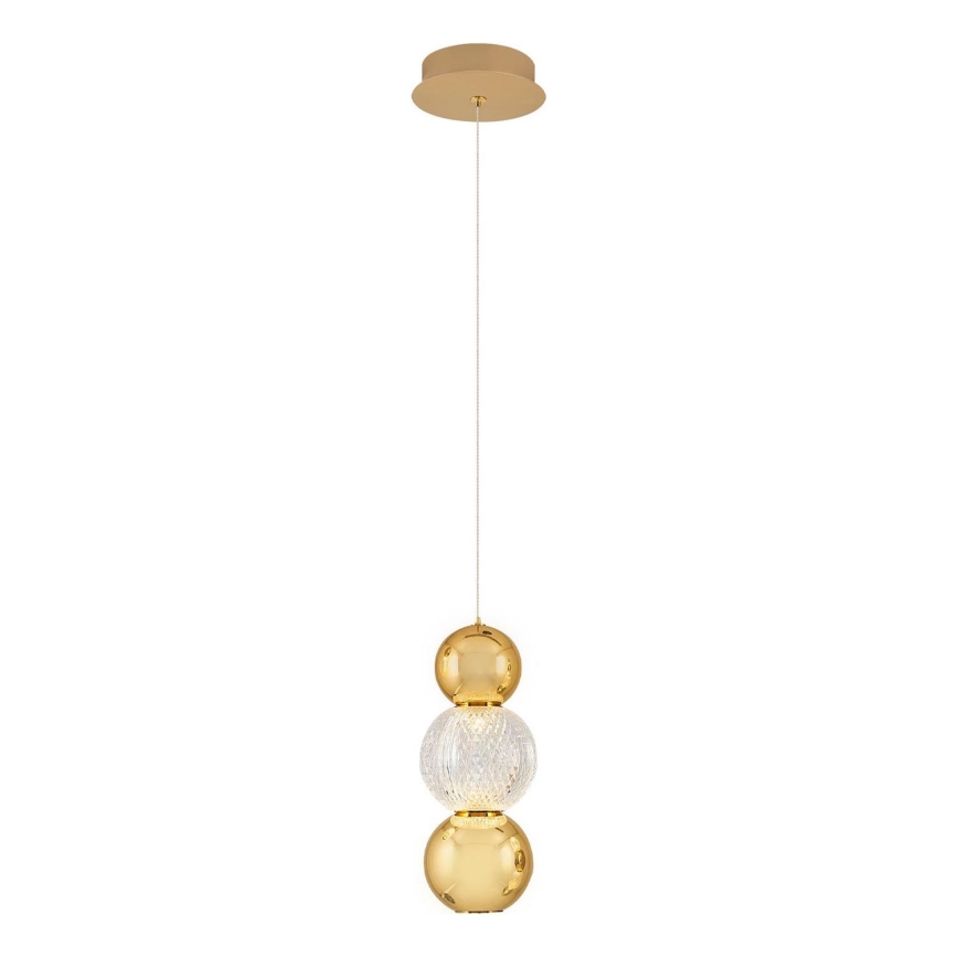 LED Závesná lampa CREMONA LED/5W/230V 3000K zlatá