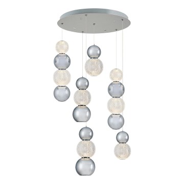 LED Závesné svietidlo CREMONA LED/34W/230V 3000K matný chrom