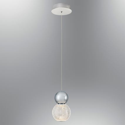 LED Závesné svietidlo CREMONA LED/5W/230V 3000K matný chróm