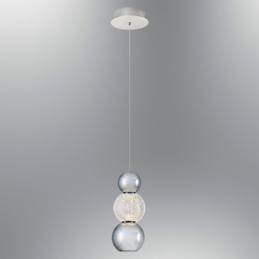LED Závesné svietidlo CREMONA LED/5W/230V 3000K matný chróm