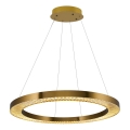 LED Závesné svietidlo JESI LED/90W/230V 3000K priemer 100 cm bronzové