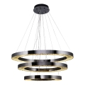 LED Závesné svietidlo JESI LED/99W/230V 3000K priemer 100 cm strieborné