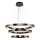 LED Závesné svietidlo JESI LED/99W/230V 3000K priemer 100 cm strieborné