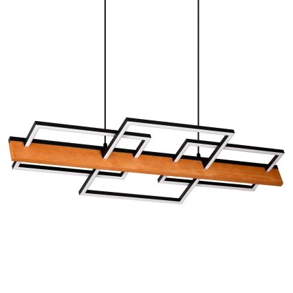 LED závesné svietidlo na lanku LARYSA LED/35W/230V borovica