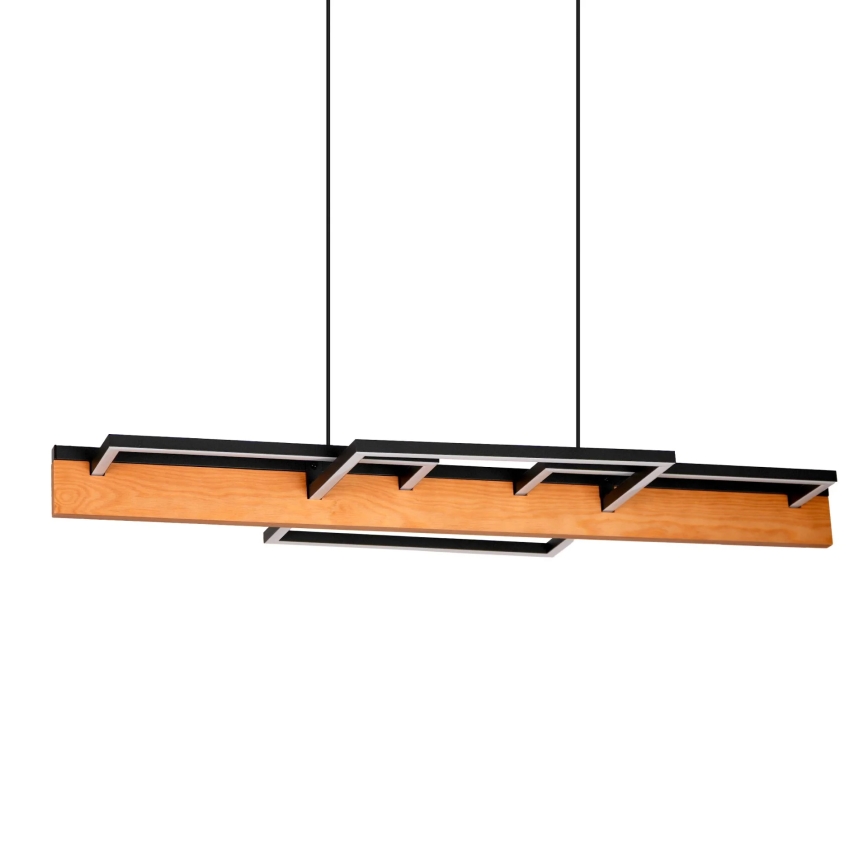 LED závesné svietidlo na lanku LARYSA LED/35W/230V borovica