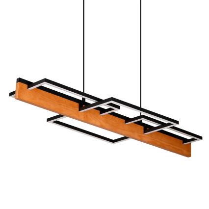 LED závesné svietidlo na lanku LARYSA LED/35W/230V borovica