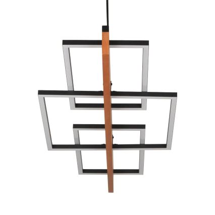 LED závesné svietidlo na lanku LARYSA LED/35W/230V borovica