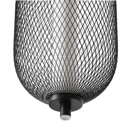 LED závesné svietidlo na lanku PUMA LED/10W/230V pr. 15 cm čierne