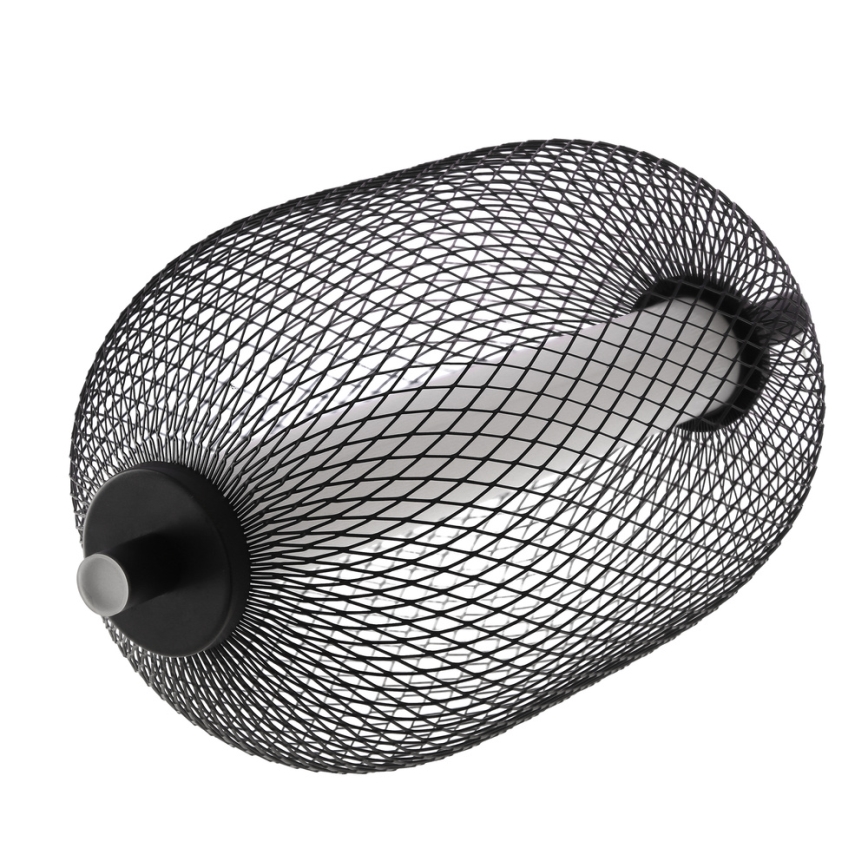 LED závesné svietidlo na lanku PUMA LED/10W/230V pr. 15 cm čierne