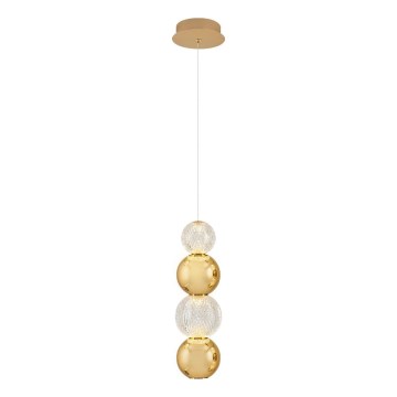 LED Závesný luster CREMONA LED/7W/230V 3000K zlatý