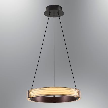 LED Závesný luster JESI LED/2W/230V 3000K hnedý