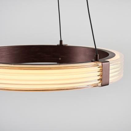 LED Závesný luster JESI LED/2W/230V 3000K hnedý