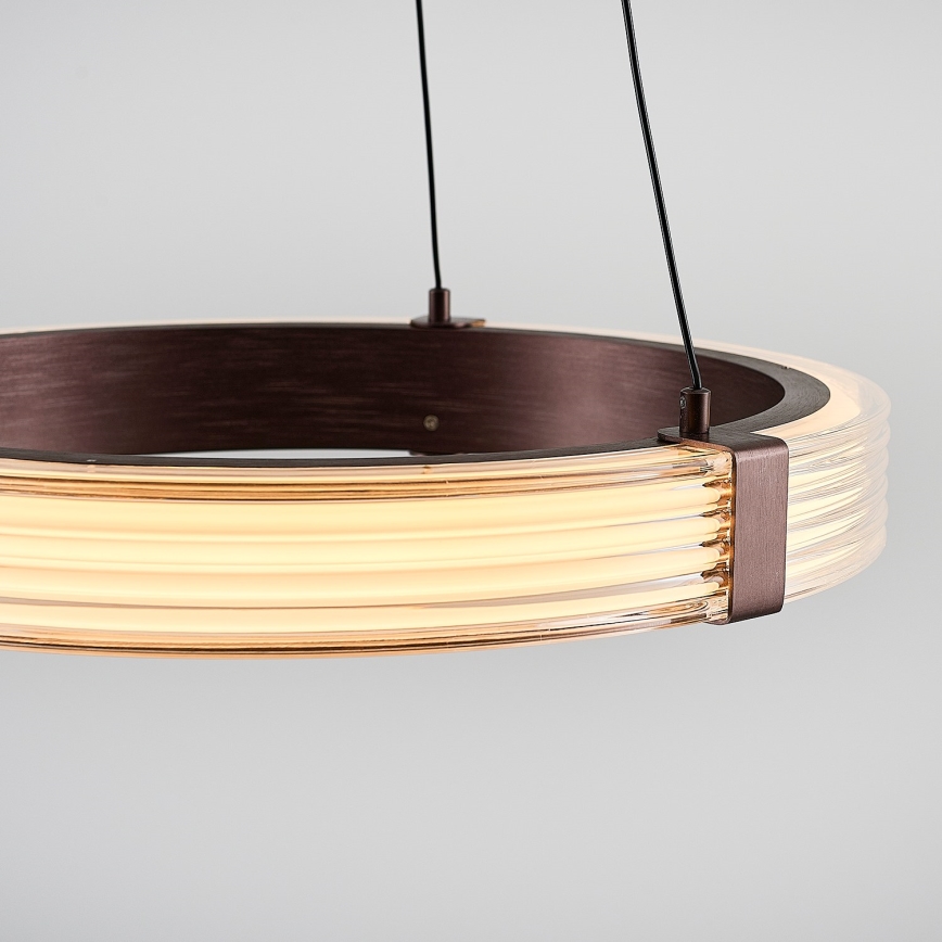 LED Závesný luster JESI LED/2W/230V 3000K hnedý