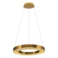 LED Závesný luster JESI LED/35W/230V 3000K pr. 60 cm bronzový