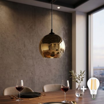 LED závesný luster na lanku CUBUS 1xE27/15W/230V