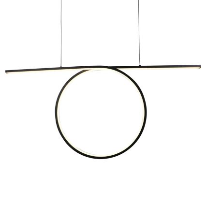 LED závesný luster na lanku ODETTA LED/42W/230V 4000K čierna