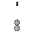 LED Závesný luster PUMA LED/10W/230V pr. 14 cm čierny