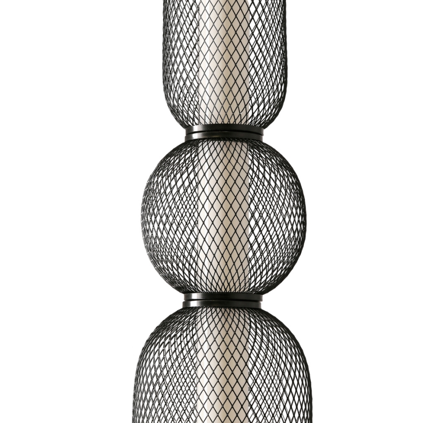 LED Závesný luster PUMA LED/15W/230V pr. 14 cm čierny