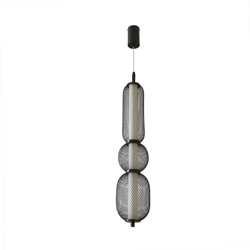 LED Závesný luster PUMA LED/15W/230V pr. 14 cm čierny
