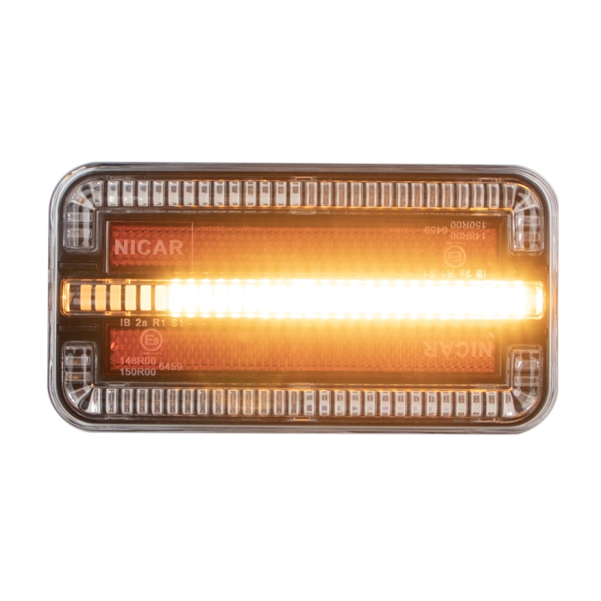 LED Združené svetlo s dynamickým blinkrom LED/12-24V IP65