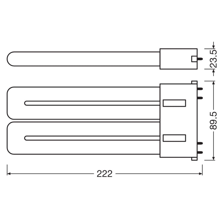 LED Žiarivková trubica 2G10/20W/230V 4000K - Osram