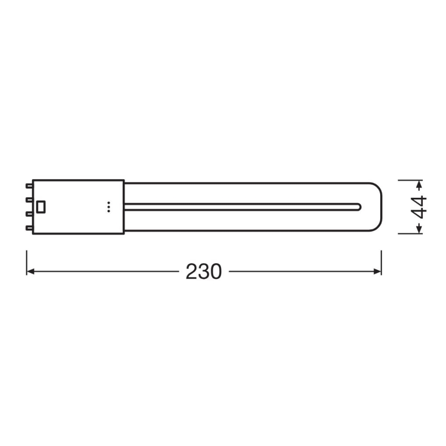 LED Žiarivková trubica 2G11/8W/230V 3000K - Osram