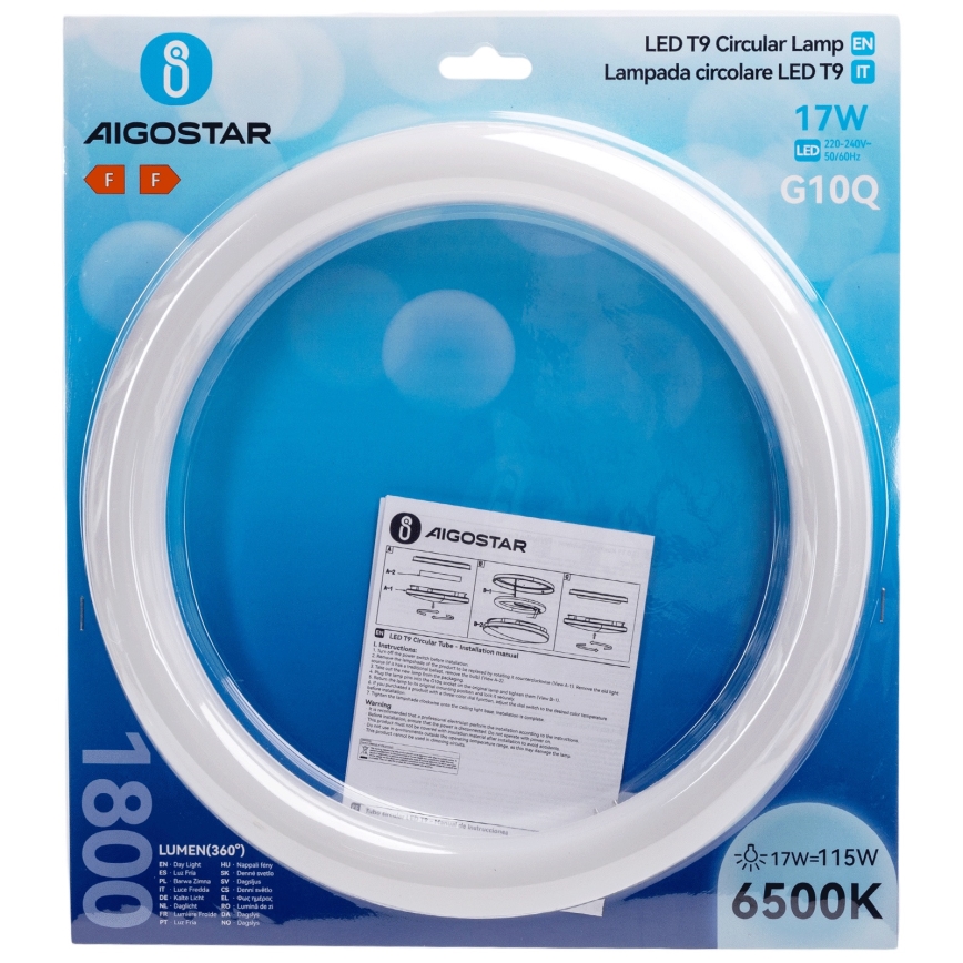 LED žiarivková trubica G10q/17W/230V 6500K - Aigostar