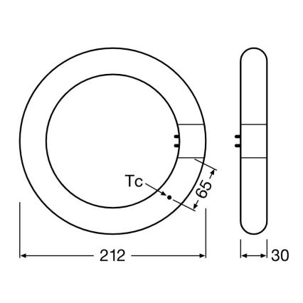 LED Žiarivková trubica SUBSTITUBE T9 G10q/12W/230V 4000K pr. 21,2 cm - Osram
