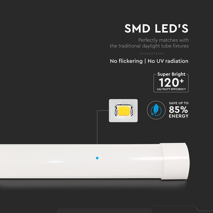 LED Žiarivkové svietidlo LED/10W/230V 6500K 30 cm biela