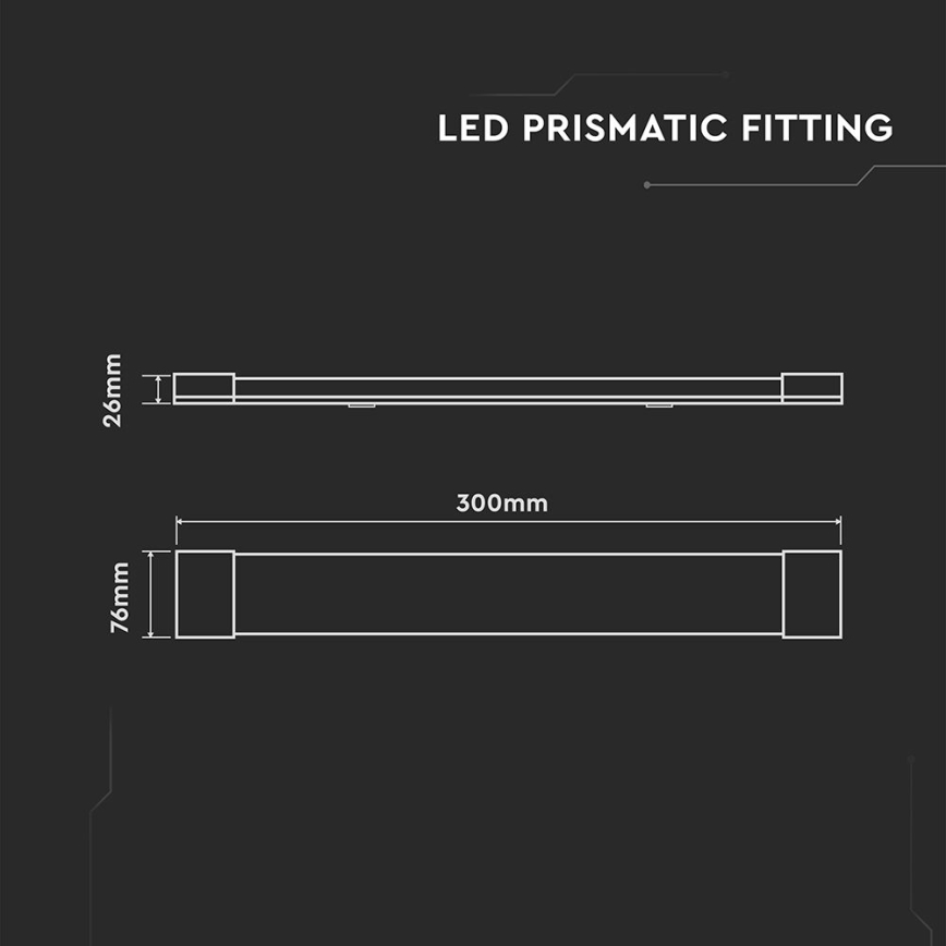 LED Žiarivkové svietidlo LED/10W/230V 6500K 30 cm biela