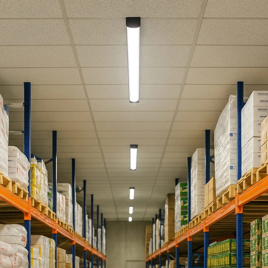 LED žiarivkové svietidlo LED/36W/230V 4000K 120 cm čierne