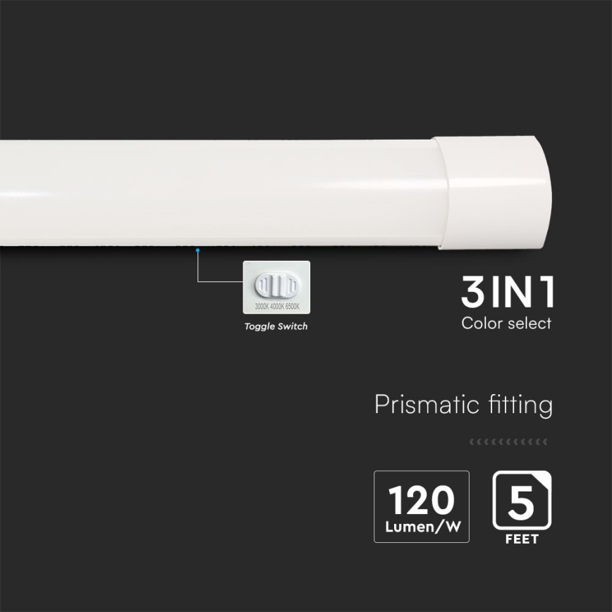 LED Žiarivkové svietidlo LED/50W/230V 3000/4000/6500K 146 cm