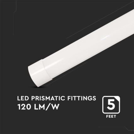 LED Žiarivkové svietidlo LED/50W/230V 4000K 150 cm biela