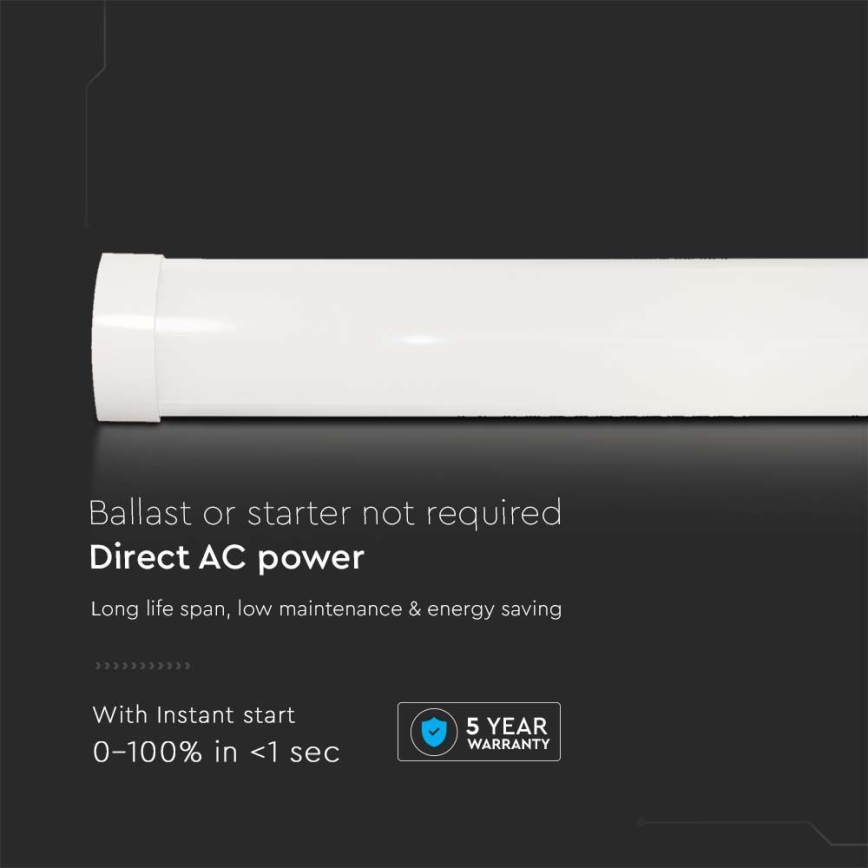 LED Žiarivkové svietidlo SAMSUNG CHIP LED/40W/230V 4000K 120 cm