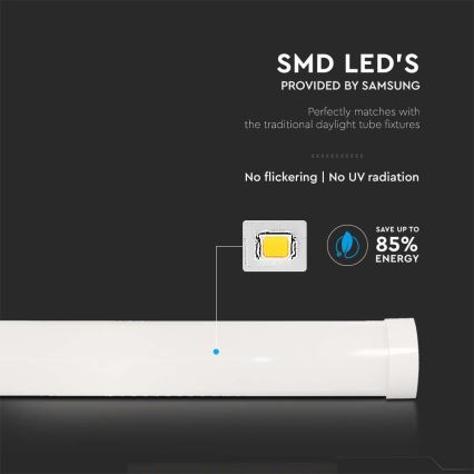 LED Žiarivkové svietidlo SAMSUNG CHIP LED/40W/230V 4000K 120 cm