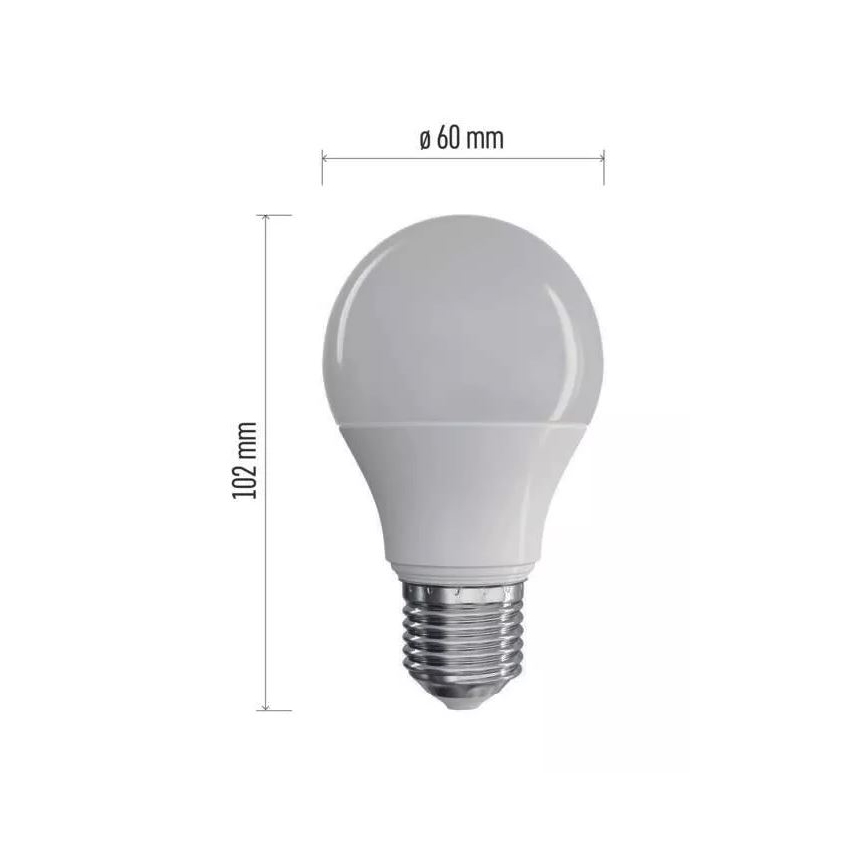 LED Žiarovka A60 E27/7,2W/230V 4000K CRI 94 Ra
