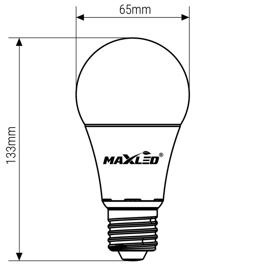 LED Žiarovka A70 E27/17W/230V 4000K