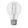 LED Žiarovka BIELY FILAMENT A60 E27/7,5W/230V 3000K