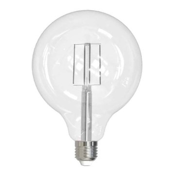 LED Žiarovka BIELY FILAMENT G125 E27/13W/230V 3000K