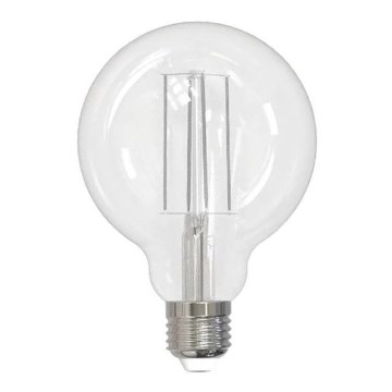 LED Žiarovka BIELY FILAMENT G95 E27/13W/230V 3000K