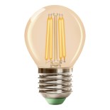 LED žiarovka CLASSIC AMBER G45 E27/6,5W/230V 2200K - Brilagi
