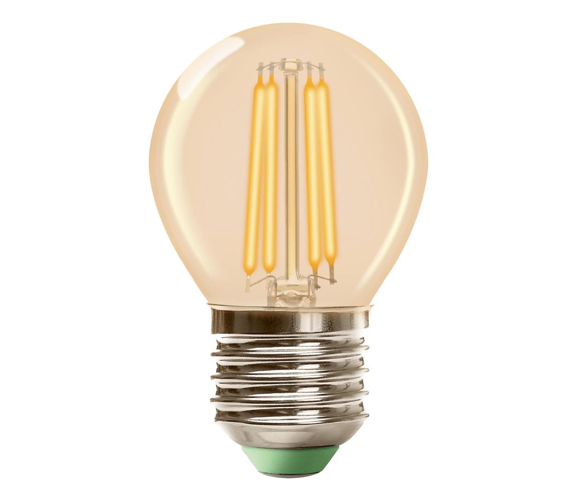 LED žiarovka CLASSIC AMBER G45 E27/6,5W/230V 2200K - Brilagi ZD-CA4565-22