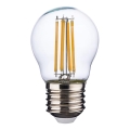 LED žiarovka CLEAR G45 E27/4,5W/230V 2200K