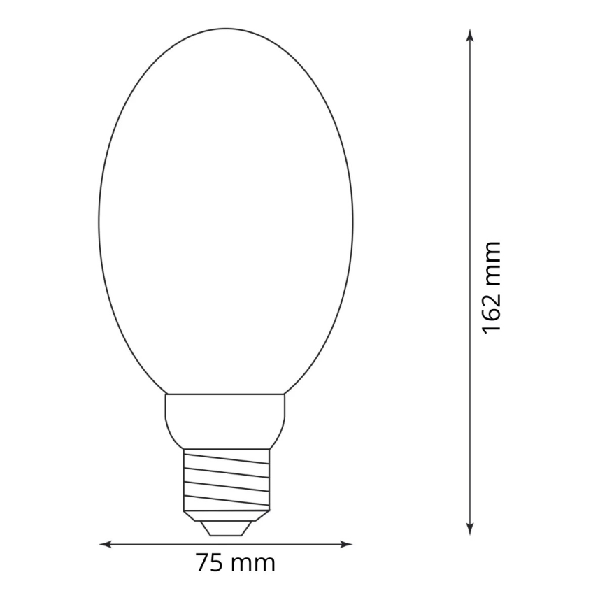 LED Žiarovka DECO VINTAGE B75 E27/4W/230V 1800K