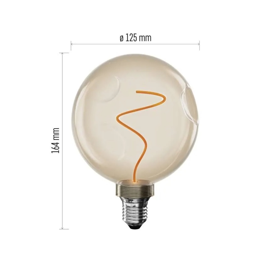 LED žiarovka DECO VINTAGE CG125A E27/4,5W/230V 1800K
