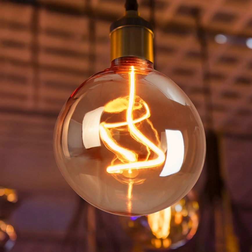 LED Žiarovka DECO VINTAGE FILAMENT G125 E27/4W/230V 1800K