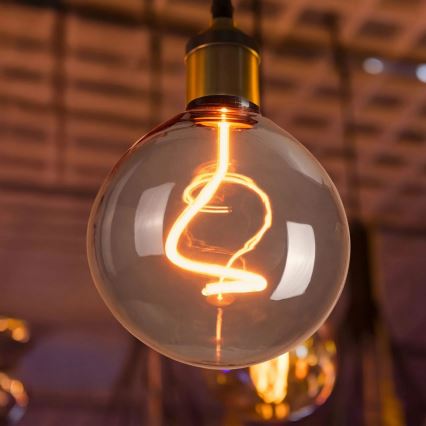 LED Žiarovka DECO VINTAGE FILAMENT G125 E27/4W/230V 1800K