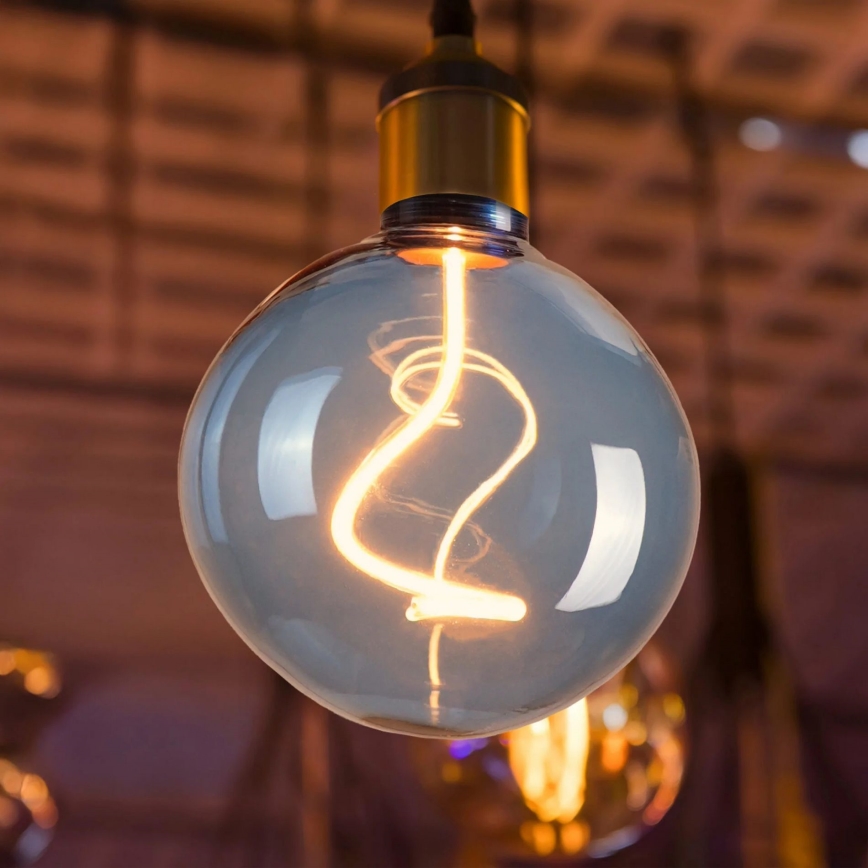 LED Žiarovka DECO VINTAGE FILAMENT G125 E27/4W/230V 1800K