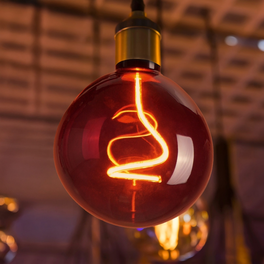 LED Žiarovka DECO VINTAGE FILAMENT G125 E27/4W/230V 1800K