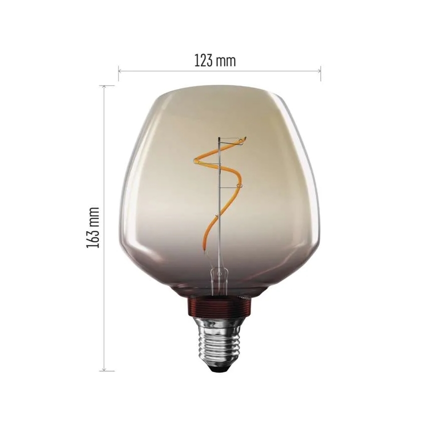 LED žiarovka DECO VINTAGE S123 E27/4W/230V 1800K